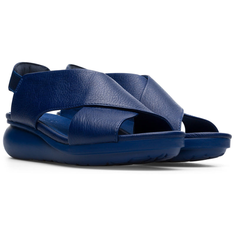 Camper Balloon Wedge Womens Shoes Dark Blue
