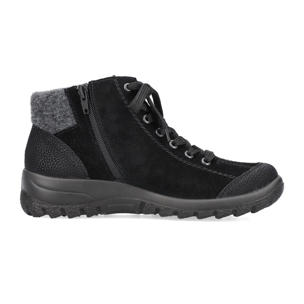 Rieker L7132 Womens Shoes Schwarz