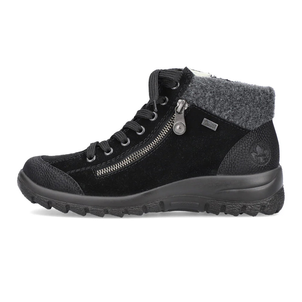Rieker L7132 Womens Shoes Schwarz