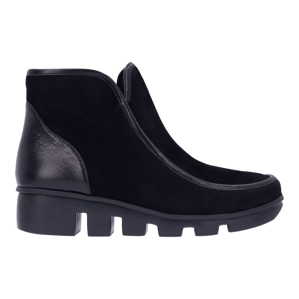 L'Amour Des Pieds Hesper Bootie Womens Shoes Black Kid Suede