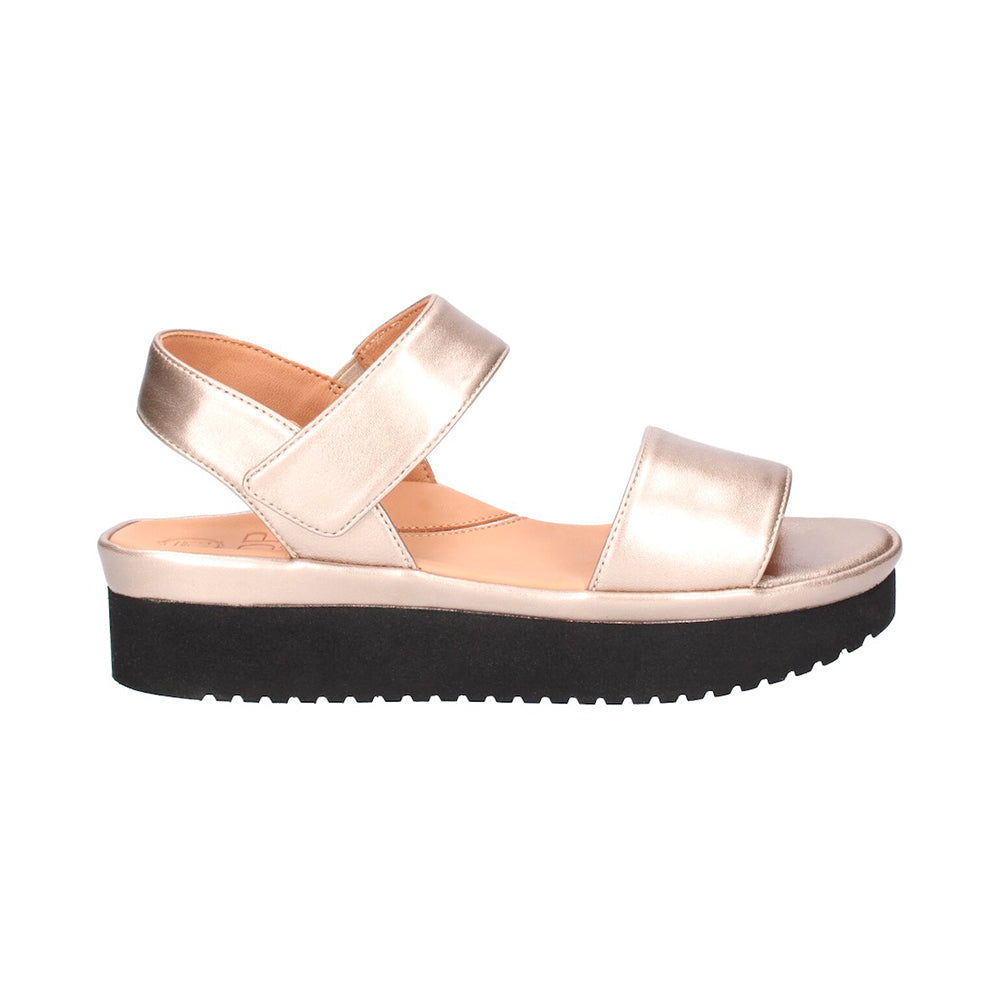 L'Amour Des Pieds Abrilla Sandal - Champagne Met Nappa Womens Shoes Champagne Met Nappa