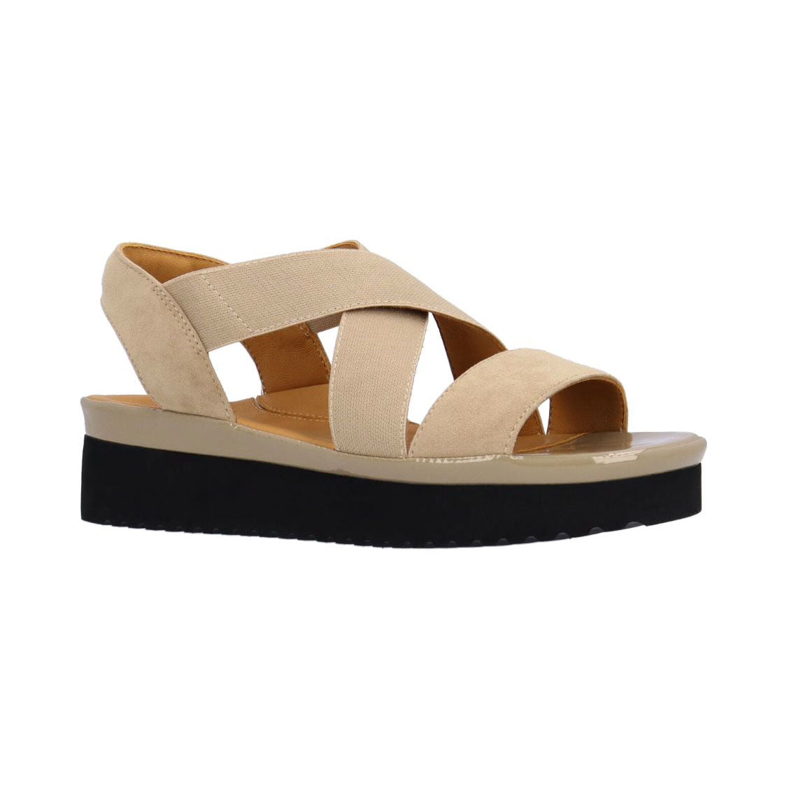 L'Amour Des Pieds Aizling Slip On Sandal Taupe