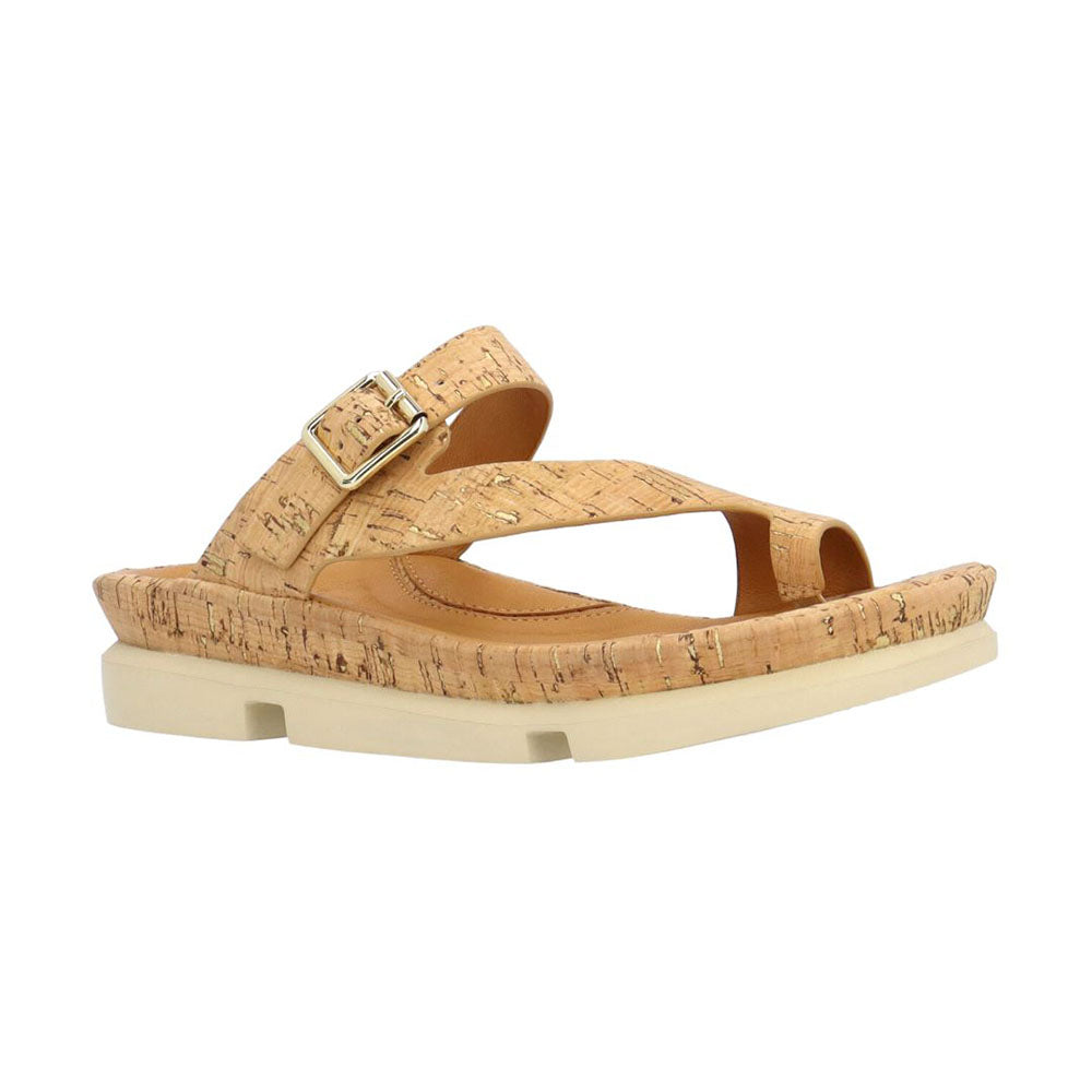 L'Amour Des Pieds Alanza Womens Shoes Natural Gold Cork
