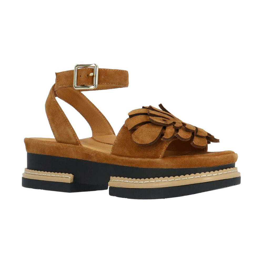 L'Amour Des Pieds Alaric Womens Shoes Coffee Kidsuede