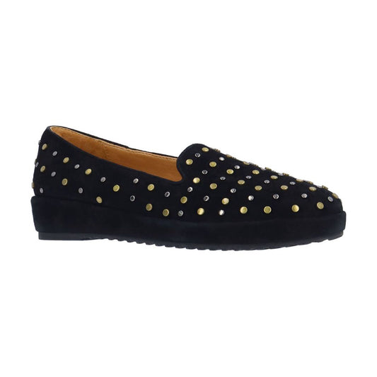 L'Amour Des Pieds Cailene Womens Shoes Black Kid Suede
