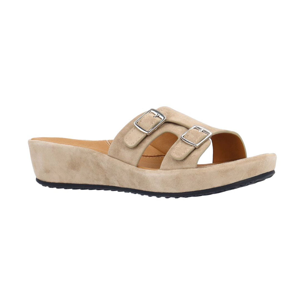 L'Amour Des Pieds Careena Womens Shoes Taupe Kid Suede