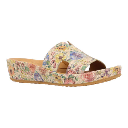 L'Amour Des Pieds Catiana Slip on Sandal - Beige/Pastel Womens Shoes Beige/Pastel
