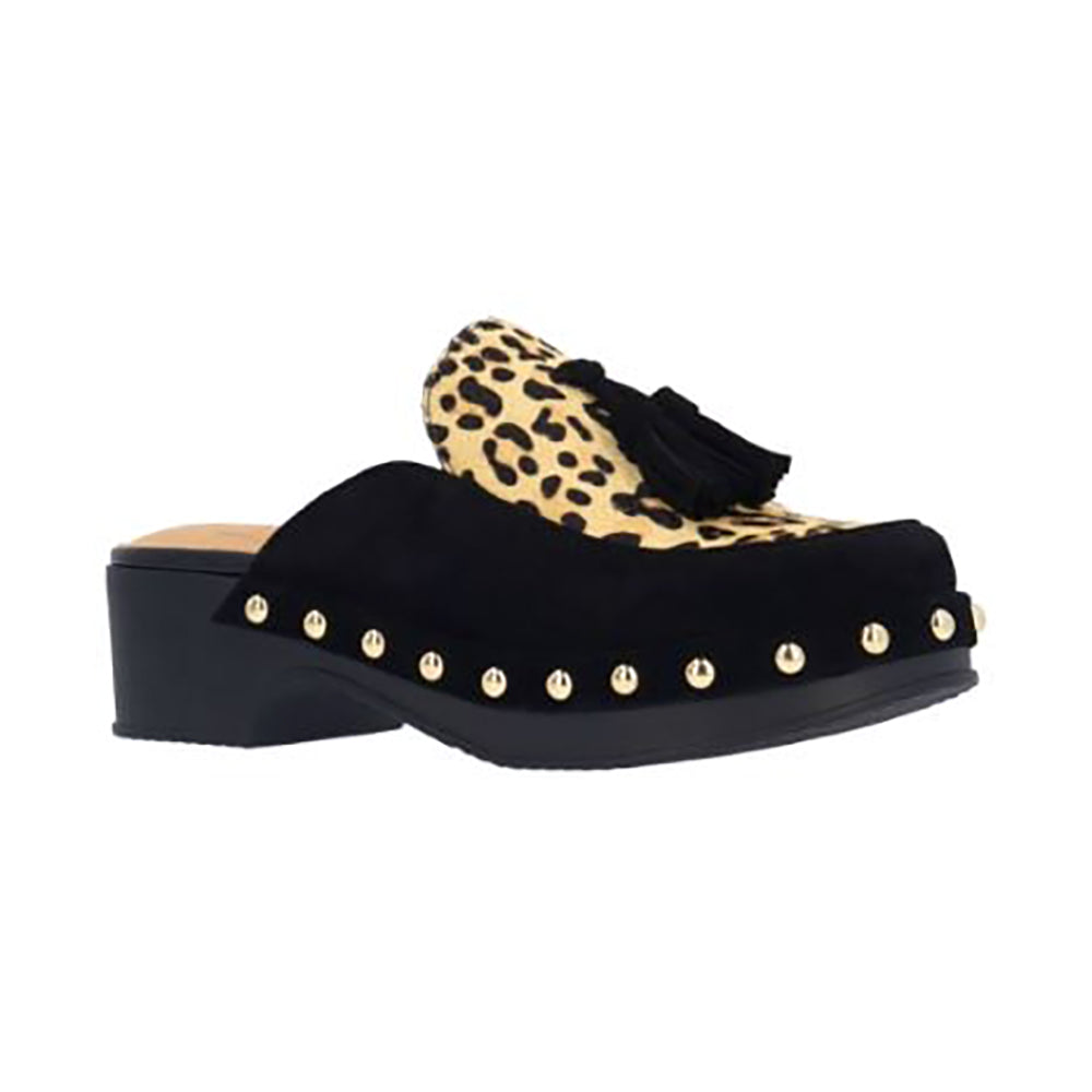 L'Amour Des Pieds Leather Round Toe Clog | Simons Shoes