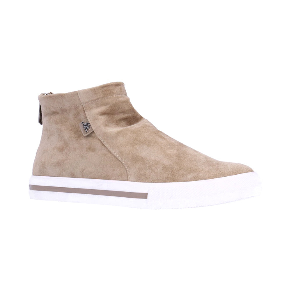 L'Amour Des Pieds Kaila Womens Shoes Taupe Kid Suede