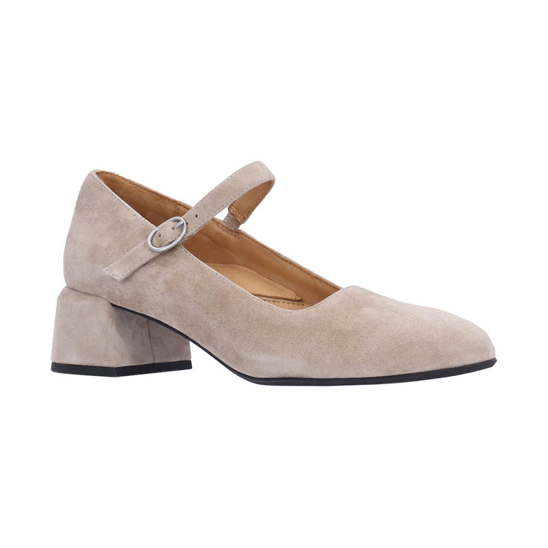 L'Amour Des Pieds Katriel Womens Shoes Taupe Kid Suede