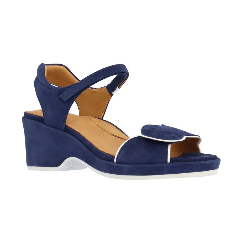 L'Amour Des Pieds Marora Strap Heel Womens Shoes Navy/White