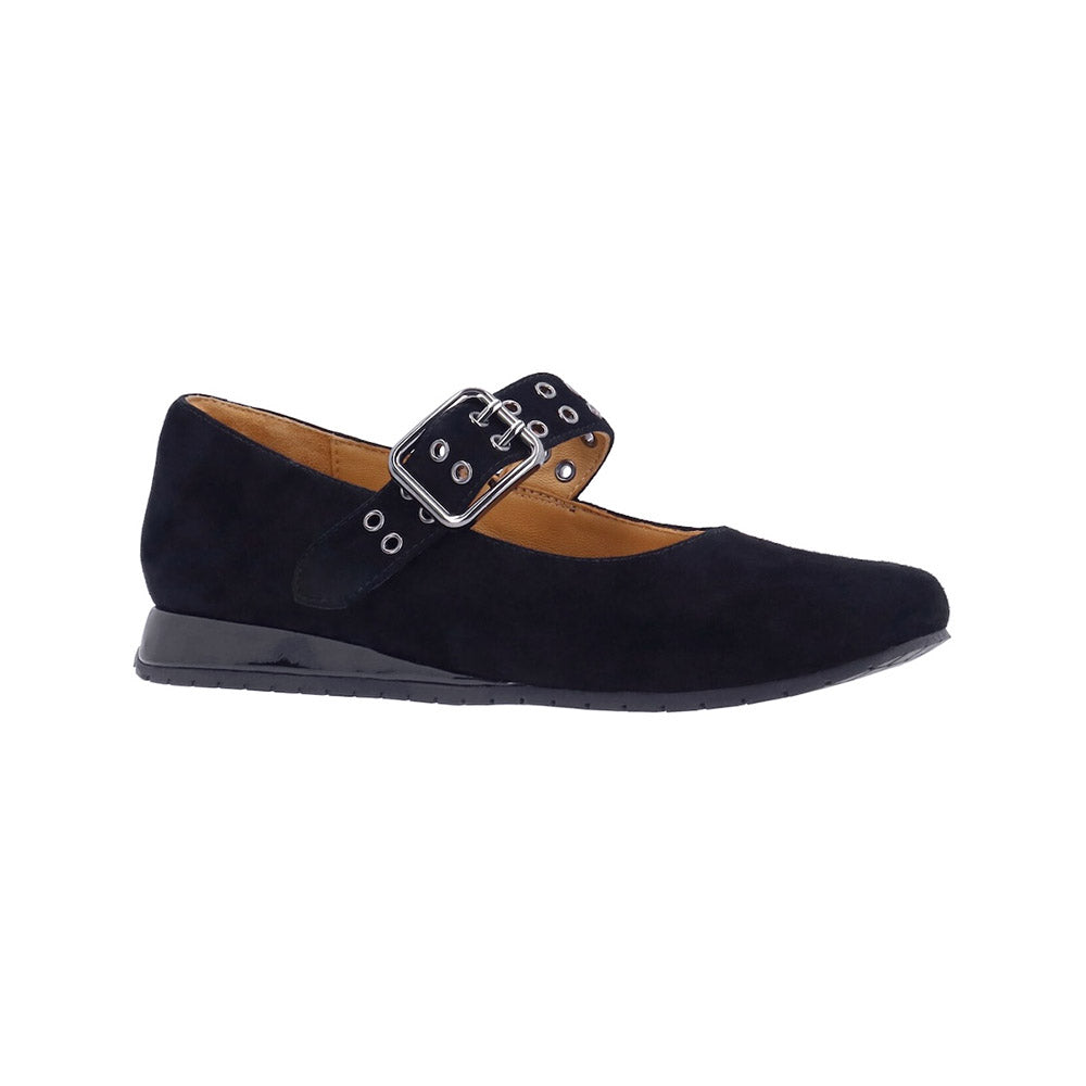 L'Amour Des Pieds Tanzy Womens Shoes Black Kid Suede