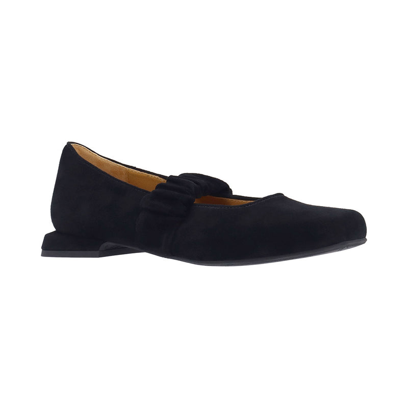 L'Amour Des Pieds Tavian Black Kid Suede