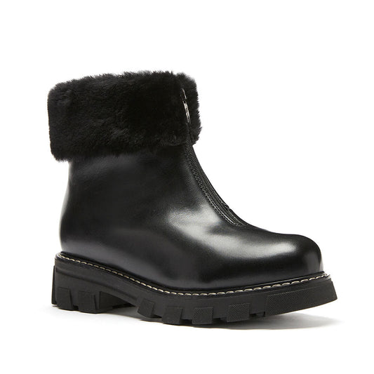 La Canadienne Abba Waterproof Boot Womens Shoes Black Leather