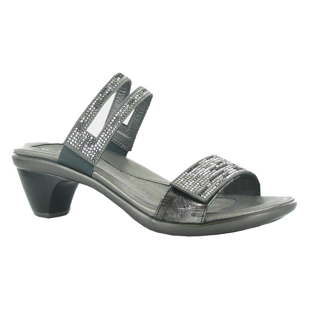 Gray/Black Multi Rivets/Metallic Onyx Lthr