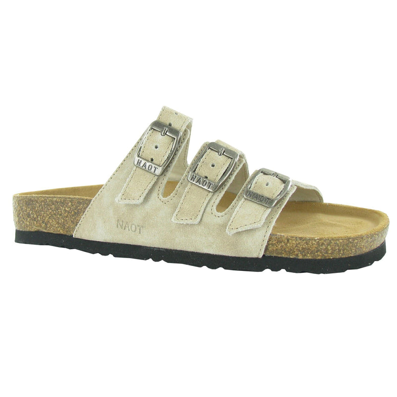 Naot Austin Sandal Womens Shoes Sand Stone Suede