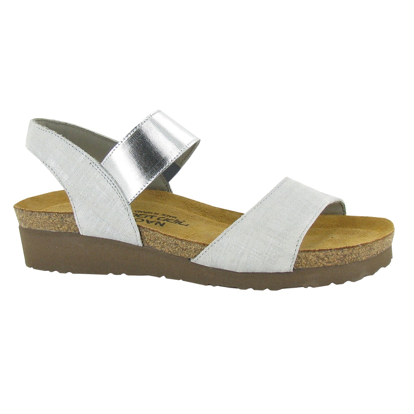 Naot Emily Sandal (4471) Womens Shoes Grey Linen
