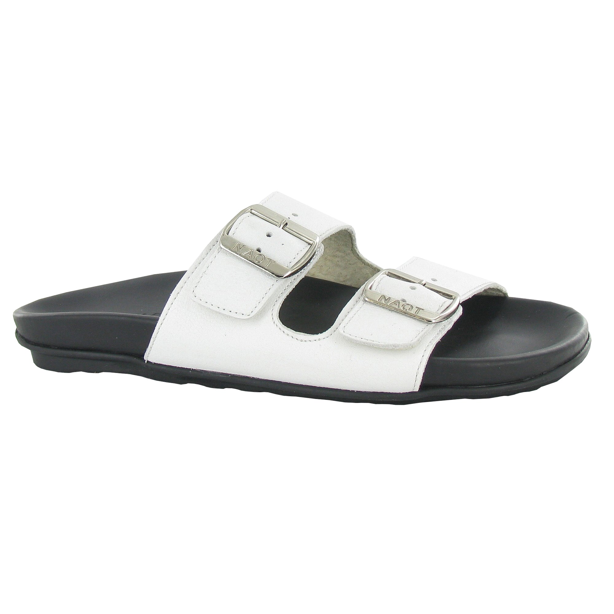 Naot Santo Women's Leather Buckled Slide Sandal | Simons Shoes