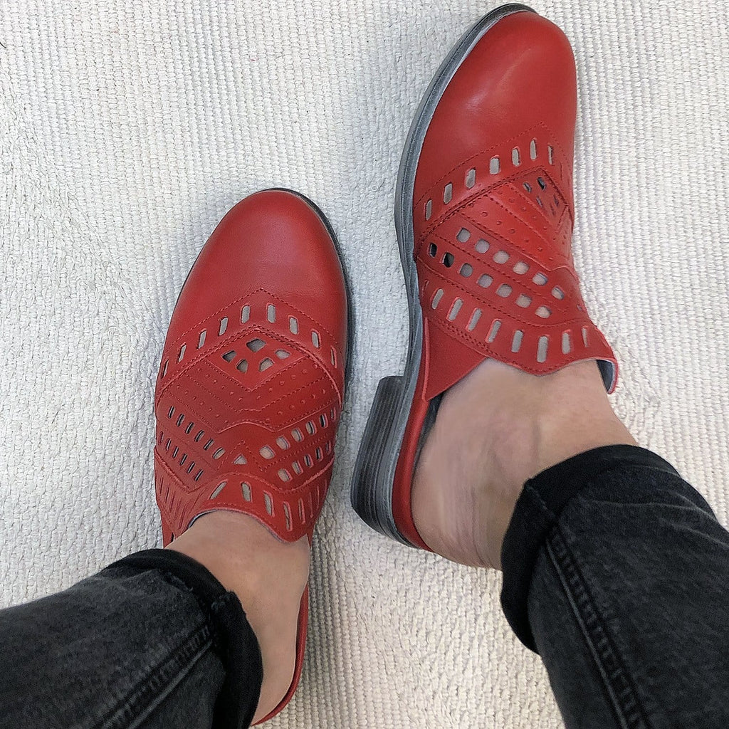 Naot Sharkia Leather Mule (26069) Womens Shoes 