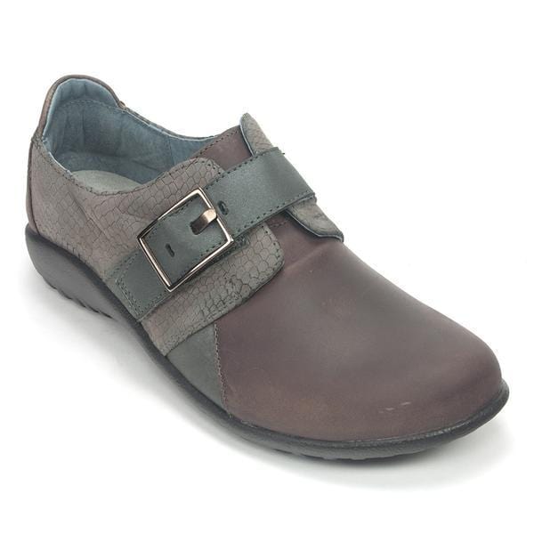 Naot Tane Slip On Shoe (11145) Womens Shoes Brown Haze/Gray Iguana