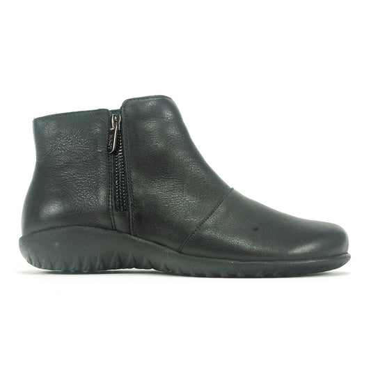 Naot Wanaka Ankle Bootie (11186) Womens Shoes Soft Black Leather