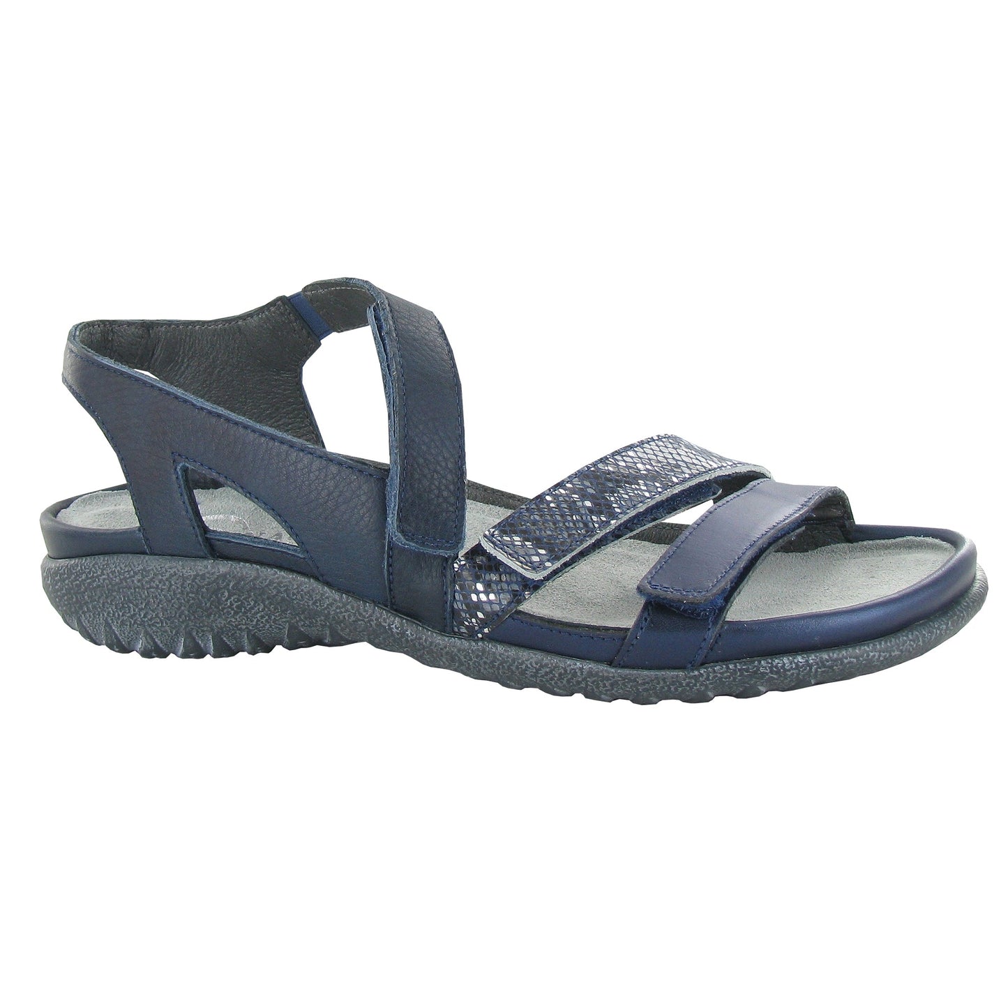 Naot Whetu (11201) Womens Shoes Polar Sea/Navy Python/Soft Ink