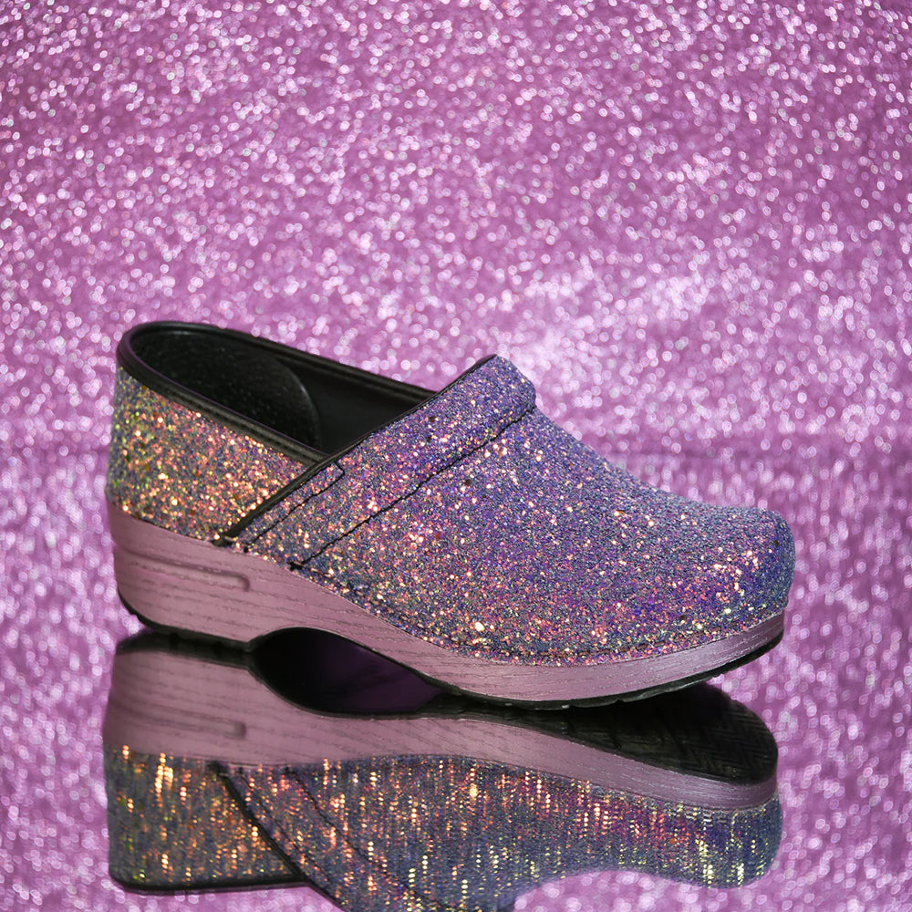 Dansko Professional Lilac Glitter Women's Womens Shoes