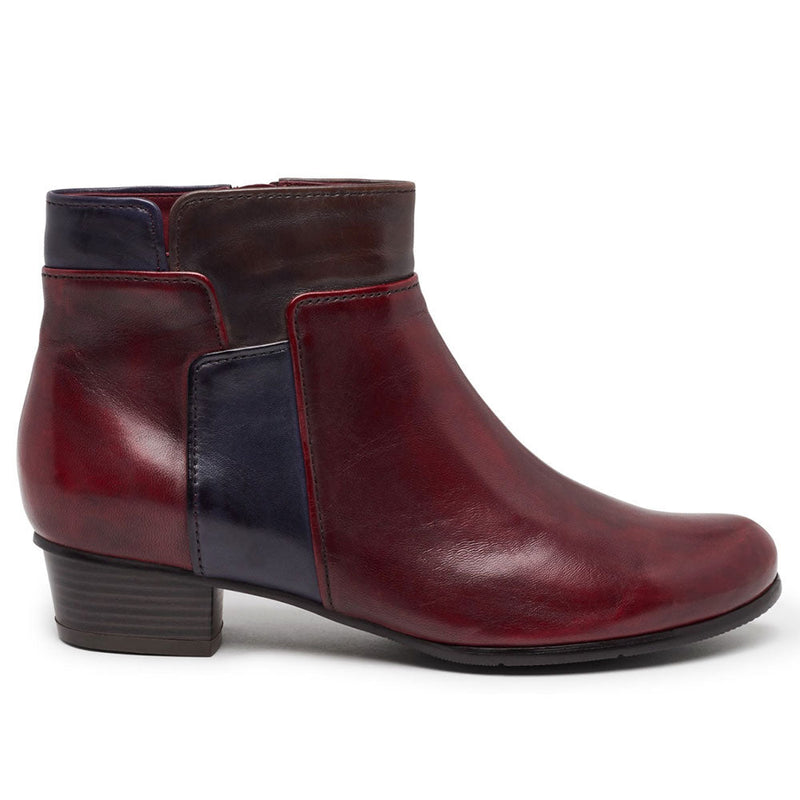 Regarde Le Ciel Stefany-373 Womens Shoes Glove Sangria/Vino/Melanzana