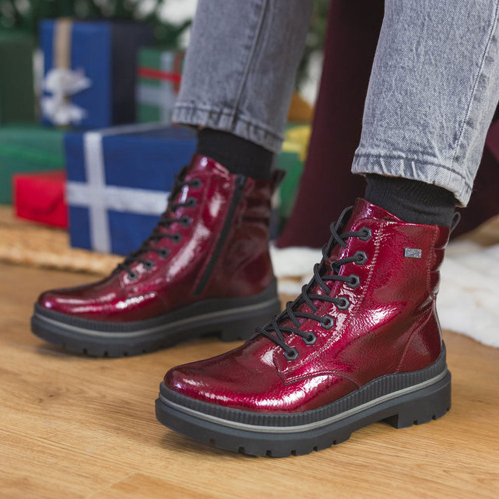 Remonte D0C82 Womens Shoes Red
