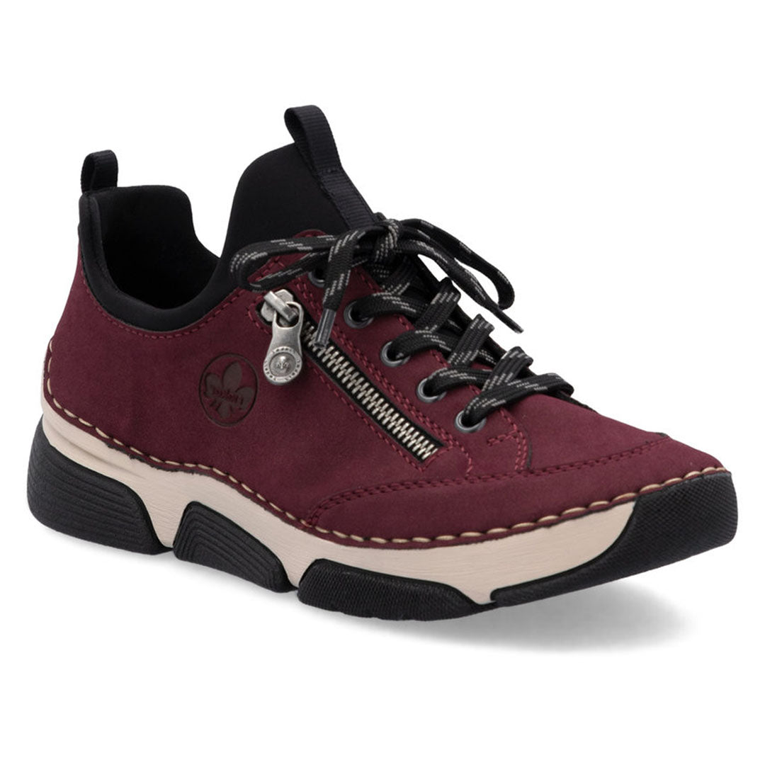 Rieker 45973 Womens Shoes Bordeaux