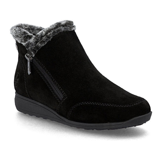 Rieker 47256 Womens Shoes Schwarz