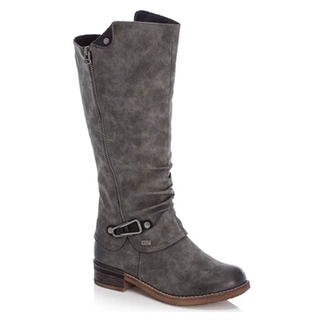 Rieker 94652 Womens Shoes Smoke