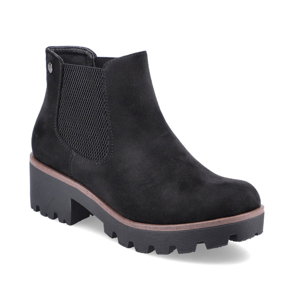 Rieker 99284 Womens Shoes Schwarz