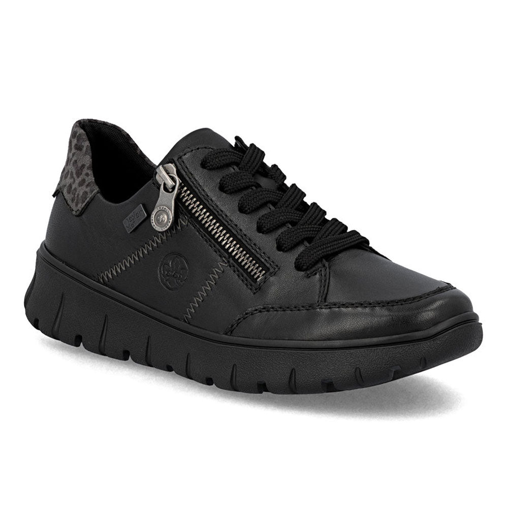 Rieker N1301 Womens Shoes Schwarz