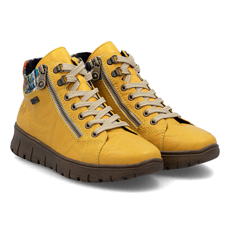 Rieker N1305 Womens Shoes Yellow