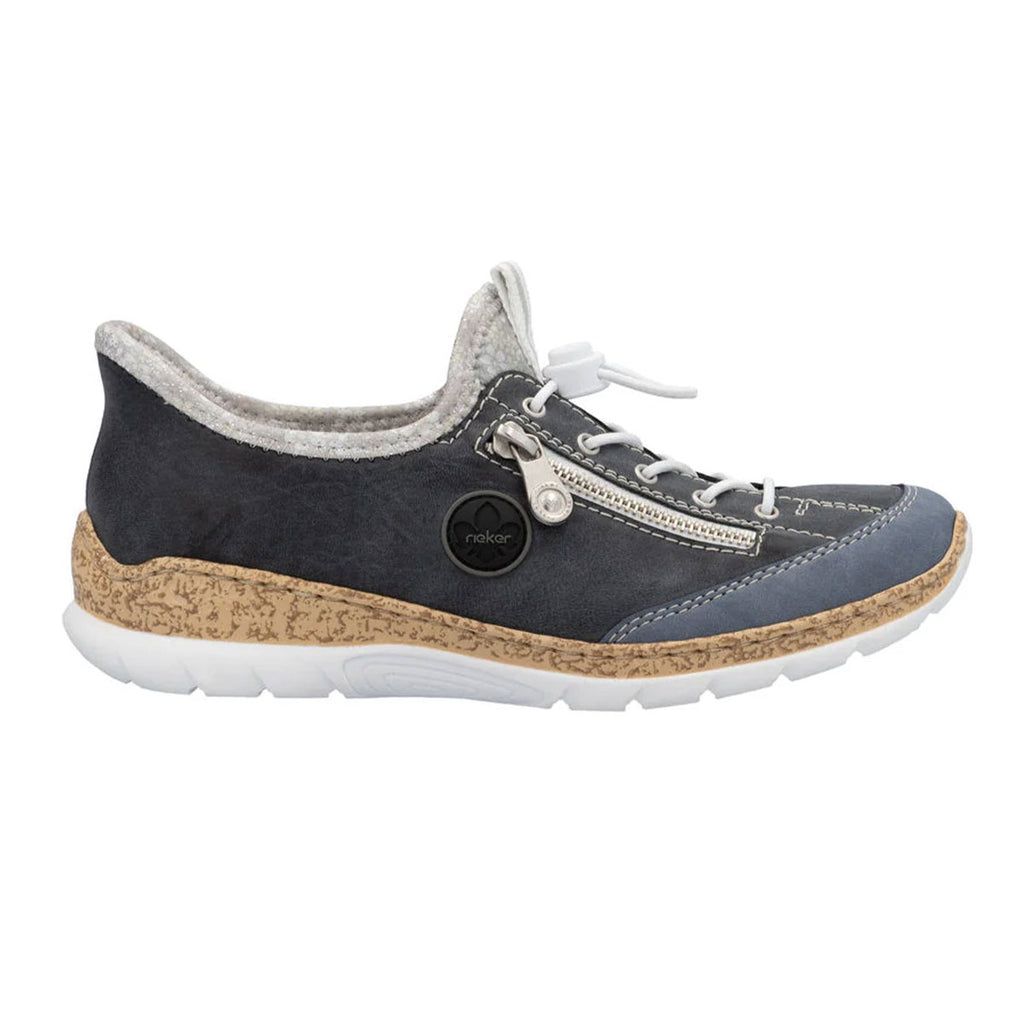 Rieker N42F2 Womens Shoes Lightblue