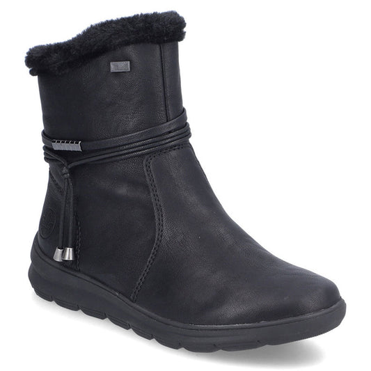 Rieker Z0070 Womens Shoes Schwarz