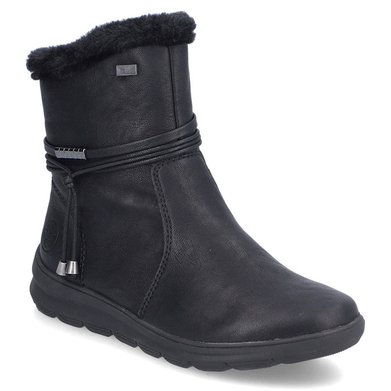 Rieker Z0070 Womens Shoes Schwarz