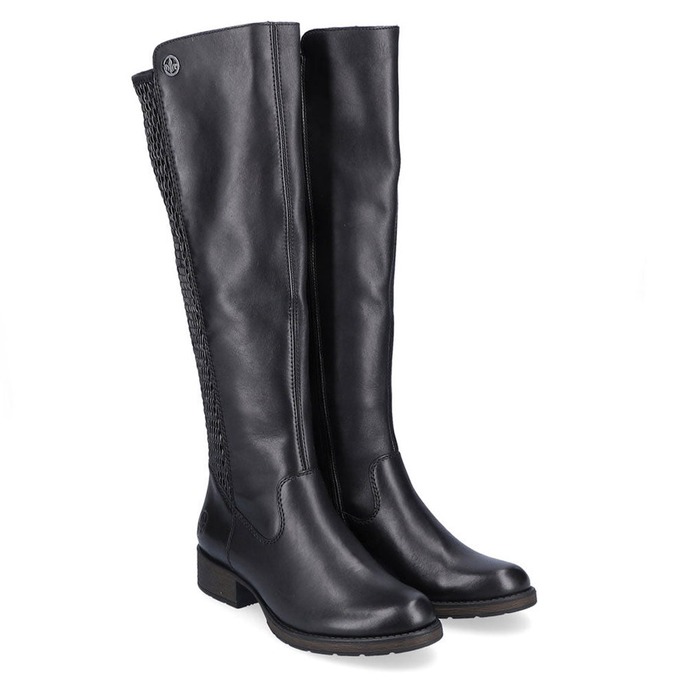 Rieker Z9591 Womens Shoes Schwarz