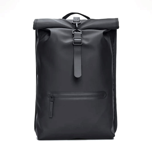 Rains Rolltop Rucksack W3 Handbags Black