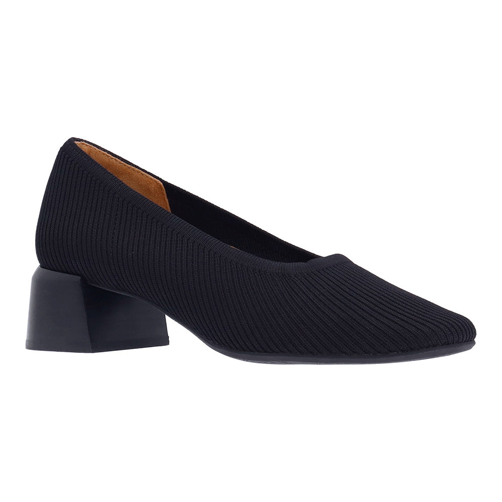 L'Amour Des Pieds Saraphina Womens Shoes Black Stretch