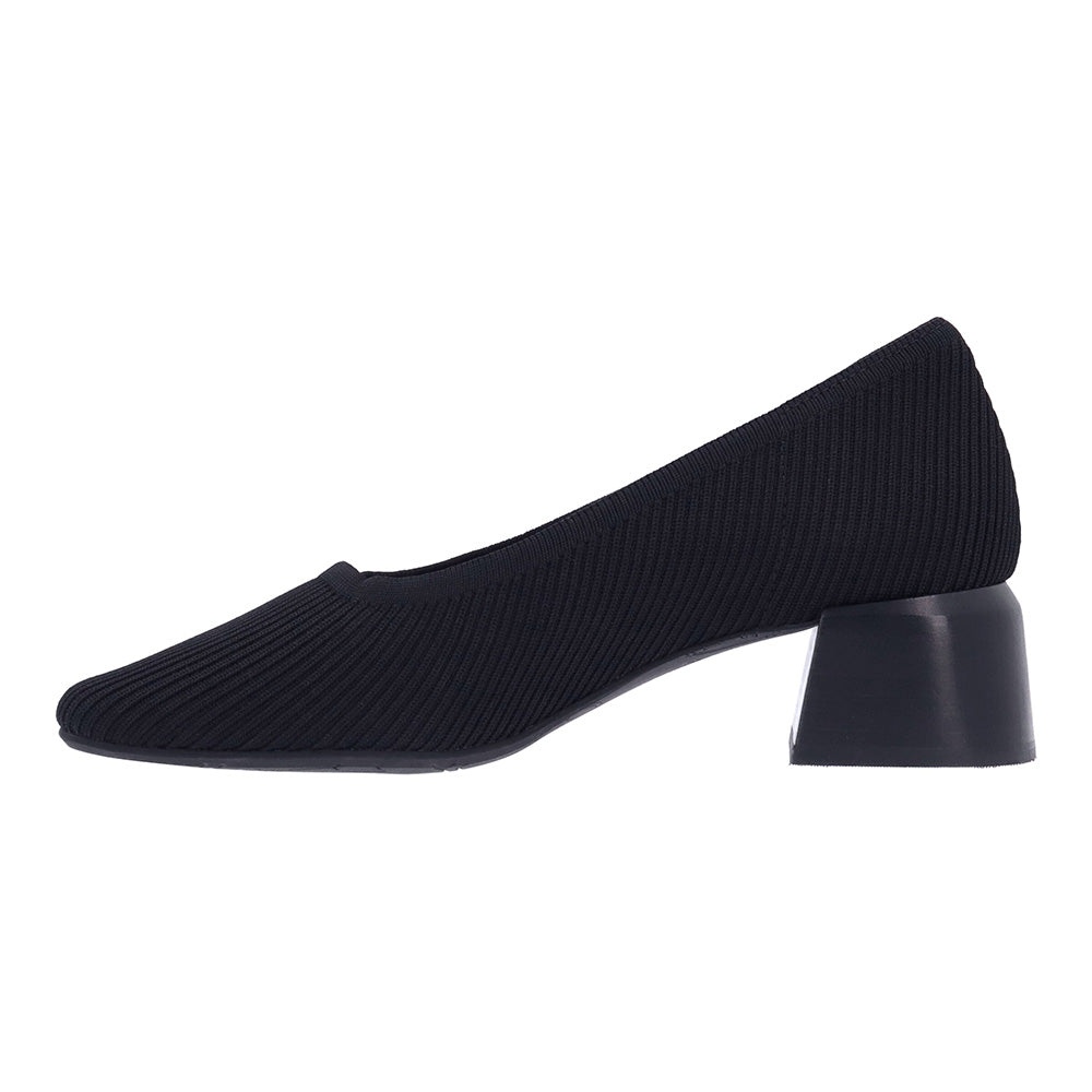 L'Amour Des Pieds Saraphina Womens Shoes Black Stretch