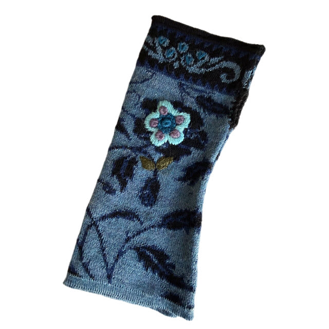 Tey Art Claire Handwarmer Alpaca Wool Handmade Hand Embroidered Glove