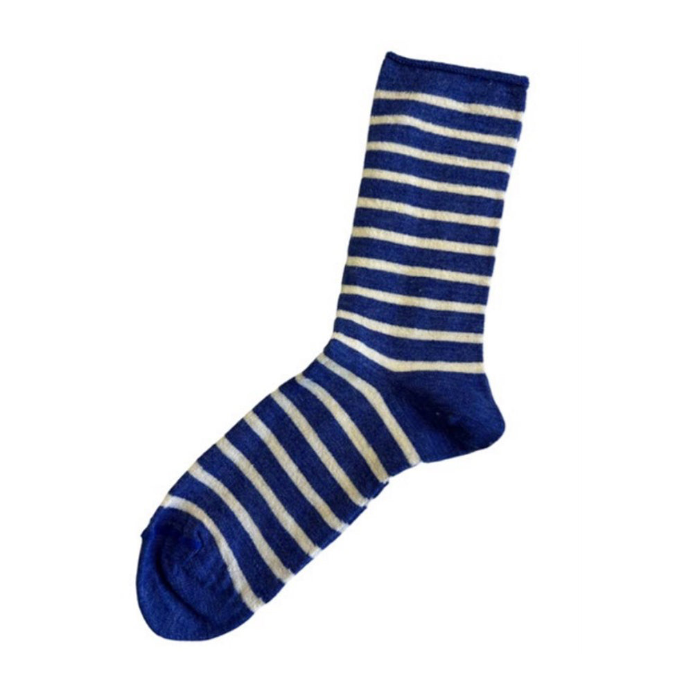 Tey Art Bamboo Stripe Womens Hosiery Orange