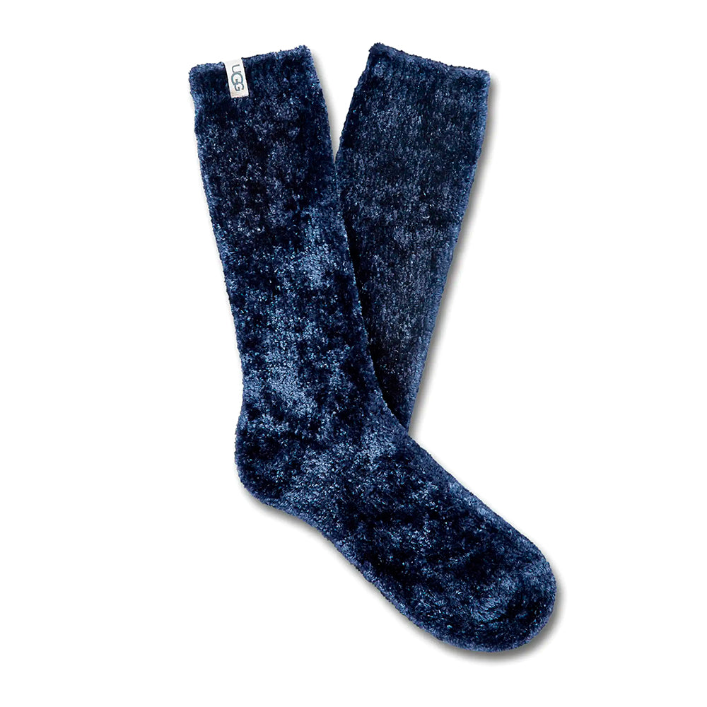 UGG W Leda Cozy Sock Womens Hosiery Navy