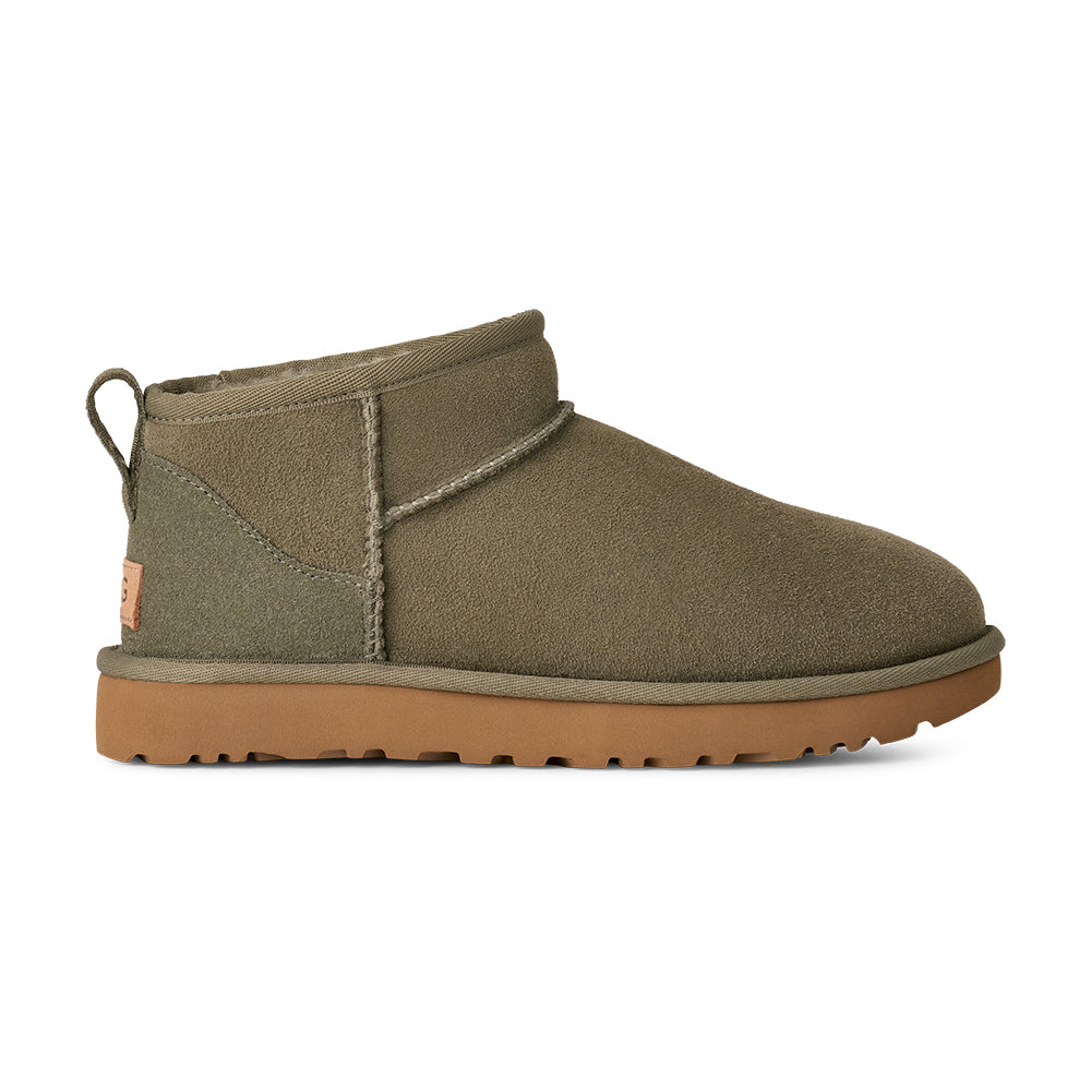 UGG Classic Ultra Mini Womens Womens Shoes Moss Green / Amphora
