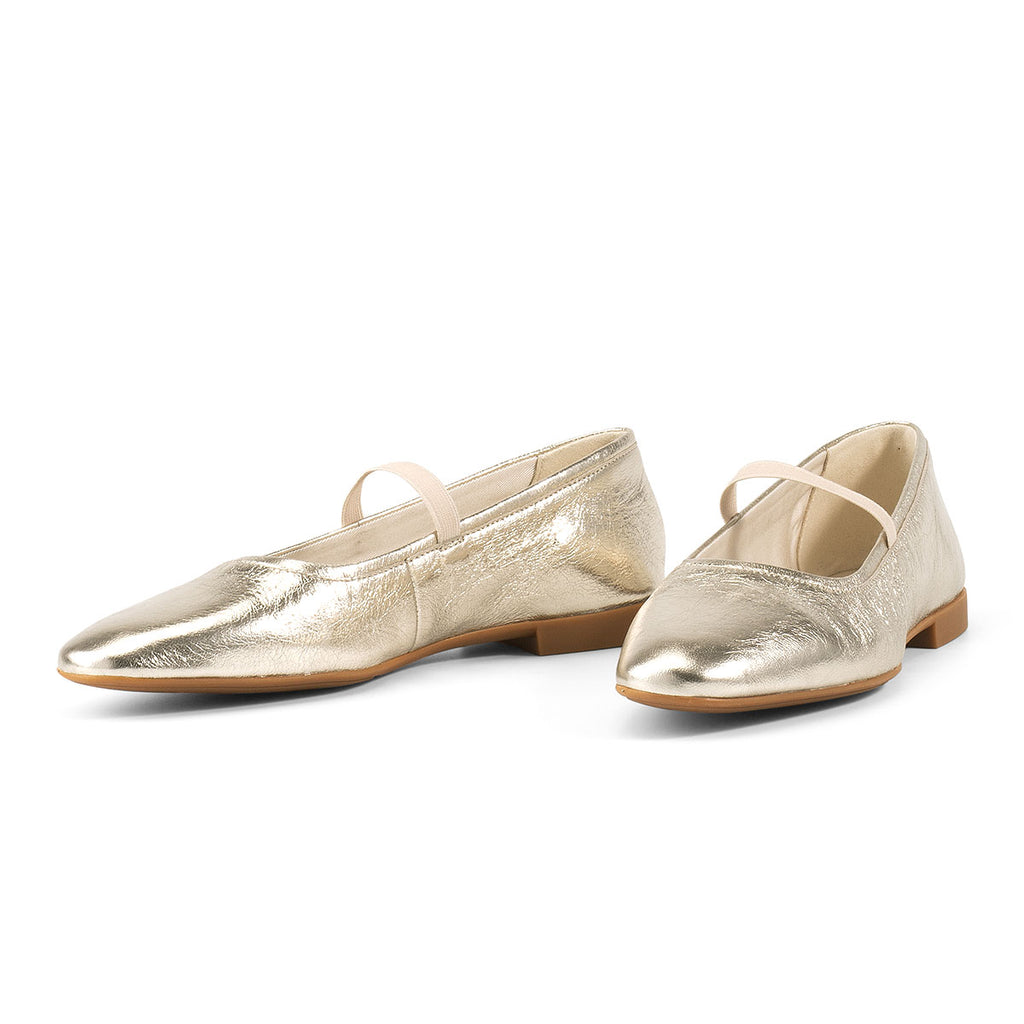 Vagabond Sibel 5758-183 Womens Shoes Gold Metallic