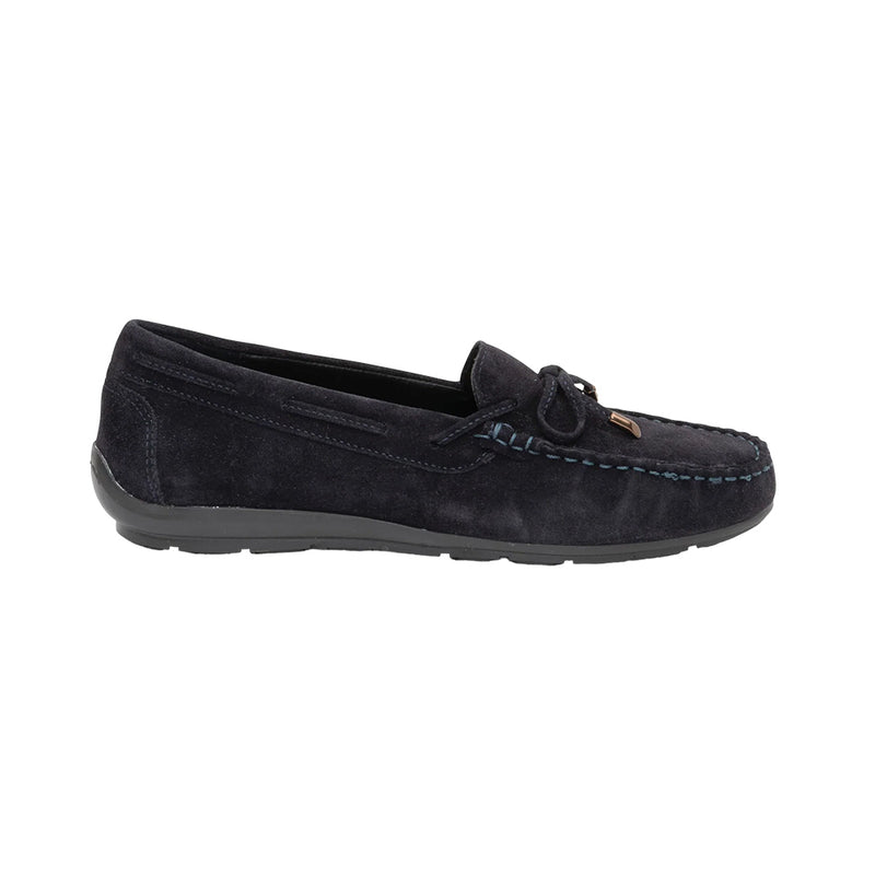 Ara Amarillo Loafer Womens Shoes Blue Suede