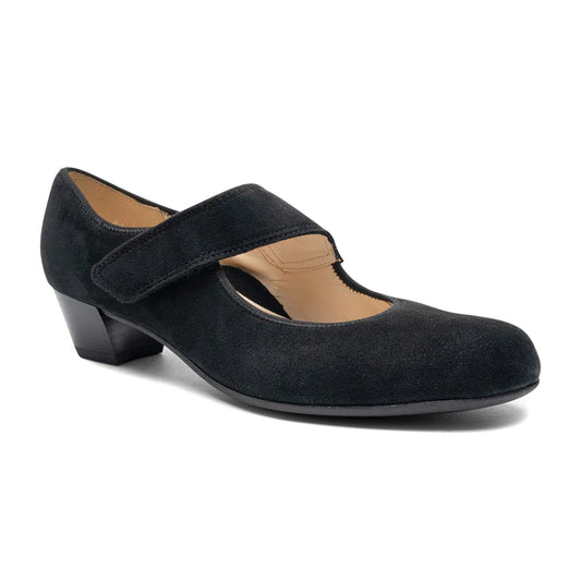 Ara Calico 2 Pumps Womens Shoes Black Suede