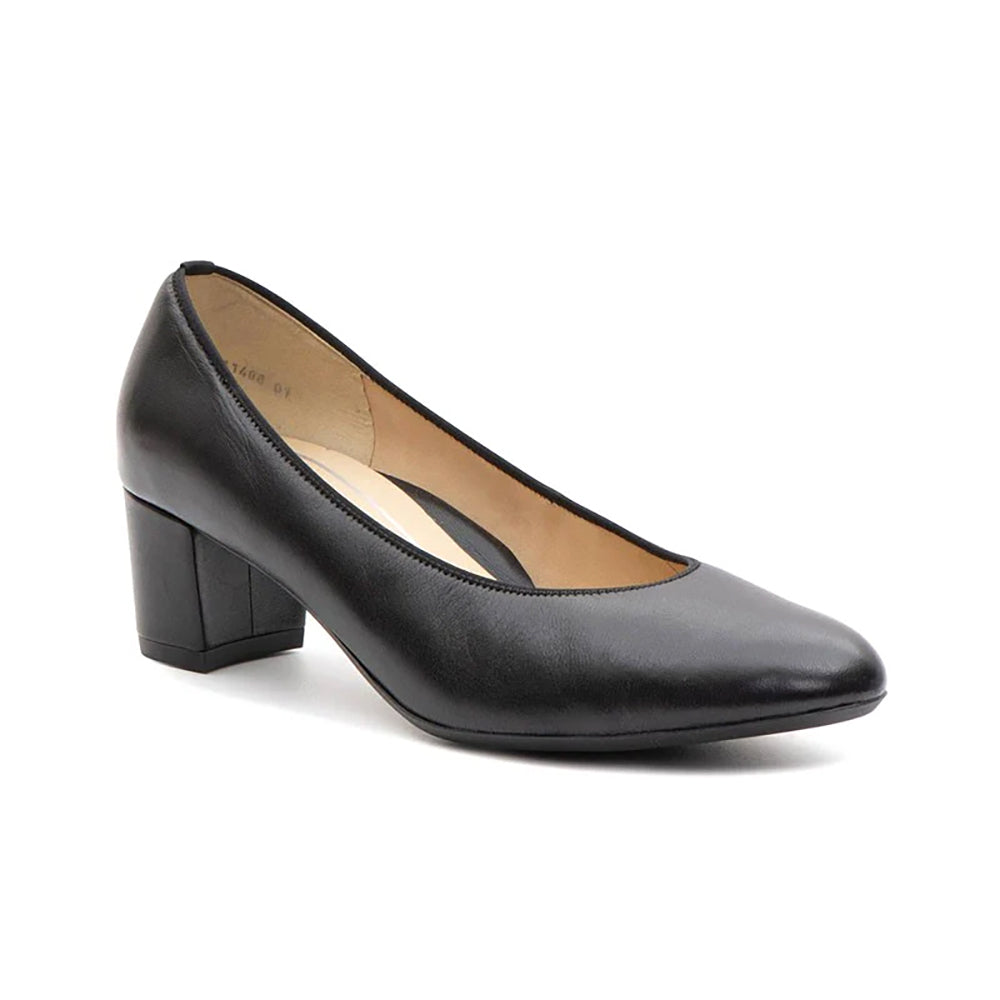 Ara Kendall Pump Womens Shoes Black Nappa